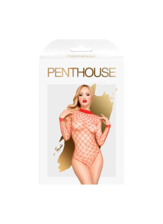 Body large maille rouge Scandalous rouge - PH0109RED